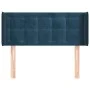 Dunkelblaues Samtkopfteil 103x16x78/88 cm von vidaXL, Kopf- und Fußteile - Ref: Foro24-3119248, Preis: 52,13 €, Rabatt: %