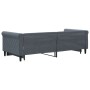 Sofá cama nido terciopelo gris oscuro 90x200 cm