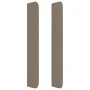 Headboard with ears in taupe gray fabric 83x16x118/128 cm by vidaXL, Headboards and footboards - Ref: Foro24-3119278, Price: ...