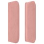 Cabecero de terciopelo rosa 163x16x78/88 cm de vidaXL, Cabeceros y pies de cama - Ref: Foro24-3119163, Precio: 81,92 €, Descu...