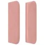 Cabecero de terciopelo rosa 163x16x78/88 cm de vidaXL, Cabeceros y pies de cama - Ref: Foro24-3119163, Precio: 77,00 €, Descu...