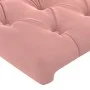 Cabecero de terciopelo rosa 163x16x78/88 cm de vidaXL, Cabeceros y pies de cama - Ref: Foro24-3119163, Precio: 77,00 €, Descu...