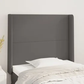 Kopfteil mit Ohren, graues Kunstleder, 83 x 16 x 118/128 cm von vidaXL, Kopf- und Fußteile - Ref: Foro24-3119376, Preis: 73,9...