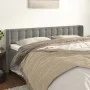 Cabecero de terciopelo gris claro 203x16x78/88 cm de vidaXL, Cabeceros y pies de cama - Ref: Foro24-3119268, Precio: 81,45 €,...