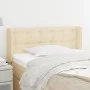 Cabecero de tela color crema 93x16x78/88 cm de vidaXL, Cabeceros y pies de cama - Ref: Foro24-3119189, Precio: 46,52 €, Descu...
