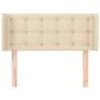 Kopfteil aus cremefarbenem Stoff, 93 x 16 x 78/88 cm von vidaXL, Kopf- und Fußteile - Ref: Foro24-3119189, Preis: 46,32 €, Ra...
