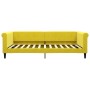 Sofá cama nido terciopelo amarillo 100x200 cm