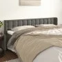 Cabecero de terciopelo gris oscuro 163x16x78/88 cm de vidaXL, Cabeceros y pies de cama - Ref: Foro24-3119257, Precio: 79,81 €...