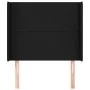 Headboard with black fabric ears 103x16x118/128 cm by vidaXL, Headboards and footboards - Ref: Foro24-3119292, Price: 71,92 €...