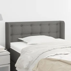 Dark gray fabric headboard 103x16x78/88 cm by vidaXL, Headboards and footboards - Ref: Foro24-3119193, Price: 52,93 €, Discou...