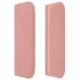 Cabecero de terciopelo rosa 147x16x78/88 cm de vidaXL, Cabeceros y pies de cama - Ref: Foro24-3119255, Precio: 78,08 €, Descu...