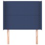 Kopfteil mit blauen Stoffohren 103x16x118/128 cm von vidaXL, Kopf- und Fußteile - Ref: Foro24-3119436, Preis: 61,72 €, Rabatt: %