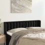 Kopfteil aus schwarzem Samt, 147 x 16 x 78/88 cm von vidaXL, Kopf- und Fußteile - Ref: Foro24-3119252, Preis: 94,62 €, Rabatt: %