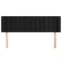 Black velvet headboard 147x16x78/88 cm by vidaXL, Headboards and footboards - Ref: Foro24-3119252, Price: 94,77 €, Discount: %