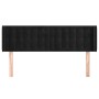 Kopfteil aus schwarzem Samt, 147 x 16 x 78/88 cm von vidaXL, Kopf- und Fußteile - Ref: Foro24-3119252, Preis: 94,62 €, Rabatt: %