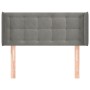 Hellgraues Samtkopfteil 93x16x78/88 cm von vidaXL, Kopf- und Fußteile - Ref: Foro24-3119238, Preis: 56,00 €, Rabatt: %