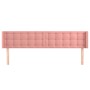 Cabecero de terciopelo rosa 183x16x78/88 cm | Foro24.es | Tu tienda online para hogar, jardín y más Foro24.es