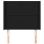 Headboard with black synthetic leather ears 93x16x118/128 cm by vidaXL, Headboards and footboards - Ref: Foro24-3119378, Pric...