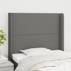Kopfteil mit dunkelgrauen Stoffohren 83x16x118/128 cm von vidaXL, Kopf- und Fußteile - Ref: Foro24-3119415, Preis: 63,75 €, R...