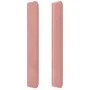 Headboard with pink velvet ears 147x16x118/128 cm by vidaXL, Headboards and footboards - Ref: Foro24-3119353, Price: 131,91 €...