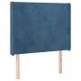Kopfteil mit dunkelblauen Samtohren 93x16x118/128 cm von vidaXL, Kopf- und Fußteile - Ref: Foro24-3119340, Preis: 72,56 €, Ra...