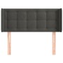 Dunkelgraues Samtkopfteil 103x16x78/88 cm von vidaXL, Kopf- und Fußteile - Ref: Foro24-3119245, Preis: 50,03 €, Rabatt: %