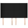 Headboard with black fabric ears 147x16x118/128 cm by vidaXL, Headboards and footboards - Ref: Foro24-3119300, Price: 114,32 ...
