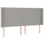 Kopfteil mit hellgrauen Stoffohren 183x16x118/128 cm von vidaXL, Kopf- und Fußteile - Ref: Foro24-3119314, Preis: 121,46 €, R...