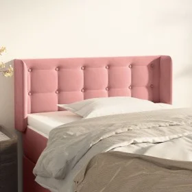 Rosa Samtkopfteil 103x16x78/88 cm von vidaXL, Kopf- und Fußteile - Ref: Foro24-3119249, Preis: 57,87 €, Rabatt: %
