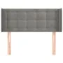 Hellgraues Samtkopfteil 103x16x78/88 cm von vidaXL, Kopf- und Fußteile - Ref: Foro24-3119244, Preis: 53,51 €, Rabatt: %