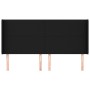 Headboard with black fabric ears 203x16x118/128 cm by vidaXL, Headboards and footboards - Ref: Foro24-3119324, Price: 118,62 ...