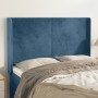 Kopfteil mit dunkelblauen Samtohren 147x16x118/128 cm von vidaXL, Kopf- und Fußteile - Ref: Foro24-3119352, Preis: 110,90 €, ...