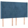 Kopfteil mit dunkelblauen Samtohren 147x16x118/128 cm von vidaXL, Kopf- und Fußteile - Ref: Foro24-3119352, Preis: 110,90 €, ...