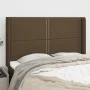 Headboard with light gray fabric ears 147x16x118/128 cm by vidaXL, Headboards and footboards - Ref: Foro24-3119441, Price: 96...