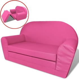 Sillón flip-out para niños rosa