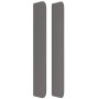 Headboard with ears gray synthetic leather 93x16x118/128cm by vidaXL, Headboards and footboards - Ref: Foro24-3119382, Price:...