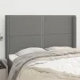 Kopfteil mit dunkelgrauen Stoffohren 147x16x118/128 cm von vidaXL, Kopf- und Fußteile - Ref: Foro24-3119439, Preis: 97,94 €, ...
