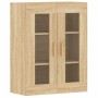 Armarios de pared 2 uds madera de ingeniería roble Sonoma