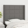 Kopfteil mit dunkelgrauen Stoffohren 83x16x118/128 cm von vidaXL, Kopf- und Fußteile - Ref: Foro24-3119555, Preis: 72,82 €, R...