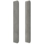 Kopfteil mit hellgrauen Samtohren 147x16x118/128 cm von vidaXL, Kopf- und Fußteile - Ref: Foro24-3119768, Preis: 103,88 €, Ra...