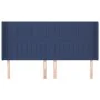 Kopfteil mit blauen Stoffohren 183x16x118/128 cm von vidaXL, Kopf- und Fußteile - Ref: Foro24-3119838, Preis: 119,87 €, Rabat...