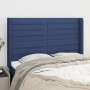 Cabecero con orejas de tela azul 147x16x118/128 cm de vidaXL, Cabeceros y pies de cama - Ref: Foro24-3119724, Precio: 123,18 ...