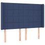 Kopfteil mit blauen Stoffohren 147x16x118/128 cm von vidaXL, Kopf- und Fußteile - Ref: Foro24-3119584, Preis: 108,19 €, Rabat...