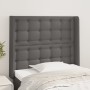 Kopfteil mit Ohren, graues Kunstleder, 103 x 16 x 118/128 cm von vidaXL, Kopf- und Fußteile - Ref: Foro24-3119668, Preis: 80,...
