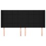 Headboard with black fabric ears 203x16x118/128 cm by vidaXL, Headboards and footboards - Ref: Foro24-3119604, Price: 126,38 ...