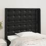 Kopfteil mit Ohren aus schwarzem Kunstleder, 93 x 16 x 118/128 cm von vidaXL, Kopf- und Fußteile - Ref: Foro24-3119658, Preis...
