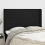 Headboard with black fabric ears 147x16x118/128 cm by vidaXL, Headboards and footboards - Ref: Foro24-3119720, Price: 131,74 ...