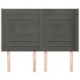Headboard with dark gray velvet ears 147x16x118/128 cm by vidaXL, Headboards and footboards - Ref: Foro24-3119769, Price: 106...