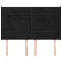 Headboard with black velvet ears 147x16x118/128 cm by vidaXL, Headboards and footboards - Ref: Foro24-3119770, Price: 91,57 €...