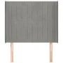 Headboard with light gray velvet ears 83x16x118/128 cm by vidaXL, Headboards and footboards - Ref: Foro24-3119848, Price: 73,...